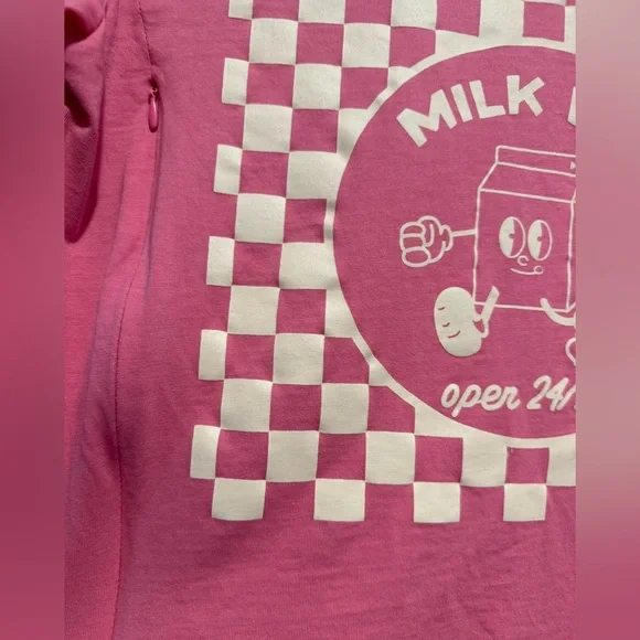Giftifymama The Milk Bar Nursing Tee with side zips -L - Picture 3 of 7